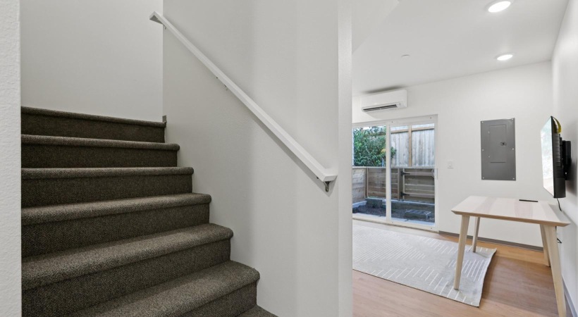 a staircase in a house